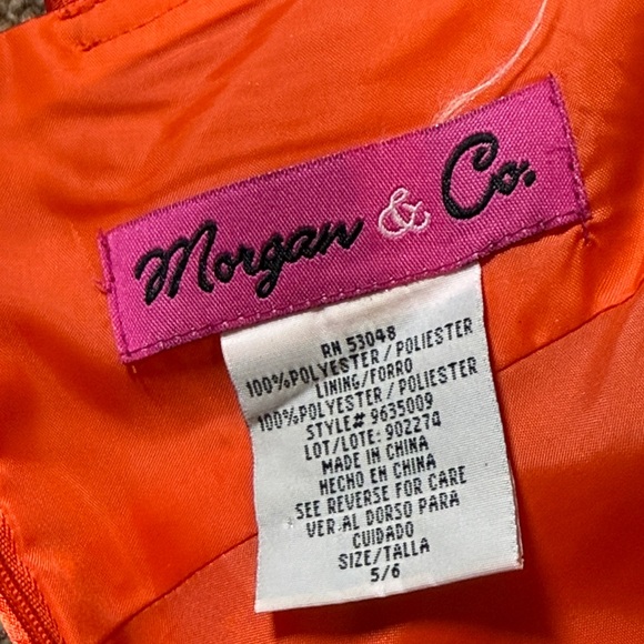 Morgan & Co. Strapless Red Gown - Picture 2 of 8